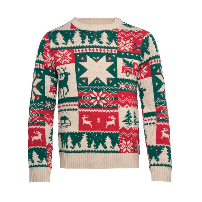 Świąteczny sweter z dzianiny L-XL P177698O MI-CX1602-13