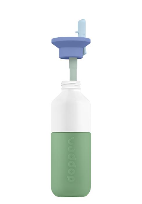 Dopper Steel (350 ml) - Fresh Green x Flip Straw - Seafoam Sorbet P177341P 2 Dopper Steel (350 ml) - Fresh Green x Flip Straw - Seafoam Sorbet P177341P