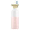 Dopper Steel (350 ml) - Soft Pink x Flip Straw - Sunny Sorbet P177340P 1 Dopper Steel (350 ml) - Soft Pink x Flip Straw - Sunny Sorbet P177340P