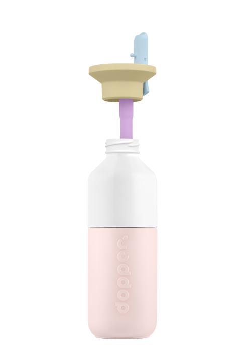 Dopper Steel (350 ml) - Soft Pink x Flip Straw - Sunny Sorbet P177340P 2 Dopper Steel (350 ml) - Soft Pink x Flip Straw - Sunny Sorbet P177340P