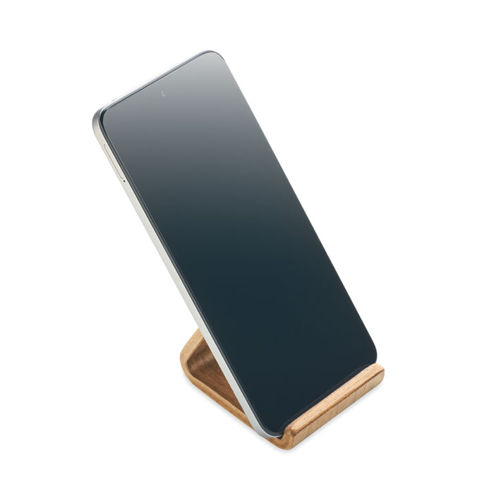 Stojak na telefon z drewna orzecho P177799O 2 Stojak na telefon z drewna orzecho P177799O