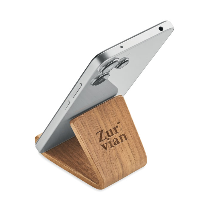 Stojak na telefon z drewna orzecho P177799O 6 Stojak na telefon z drewna orzecho P177799O