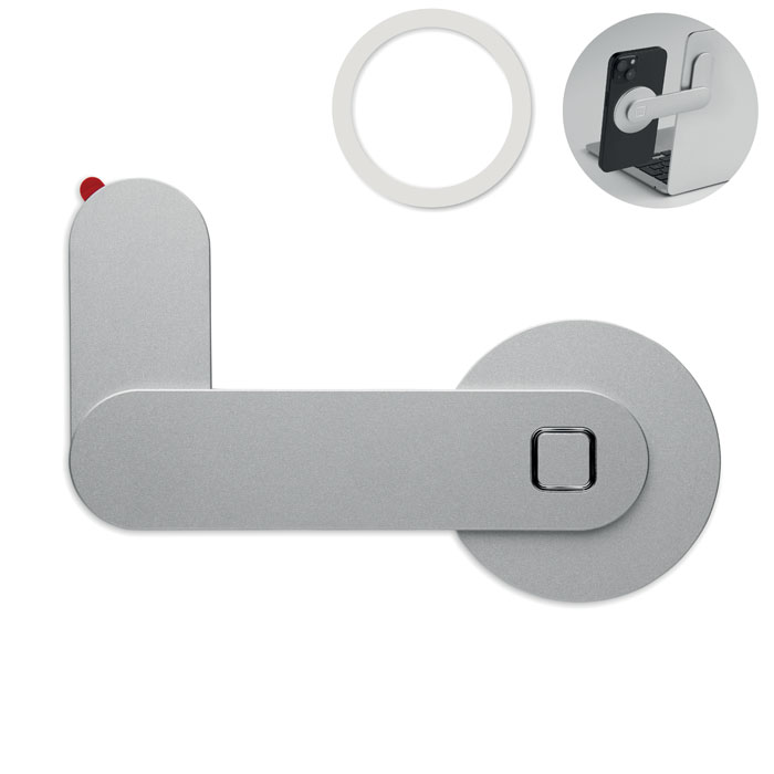 Magnetyczny uchwyt na telefon P177860O srebrny Magnetyczny uchwyt na telefon P177860O srebrny