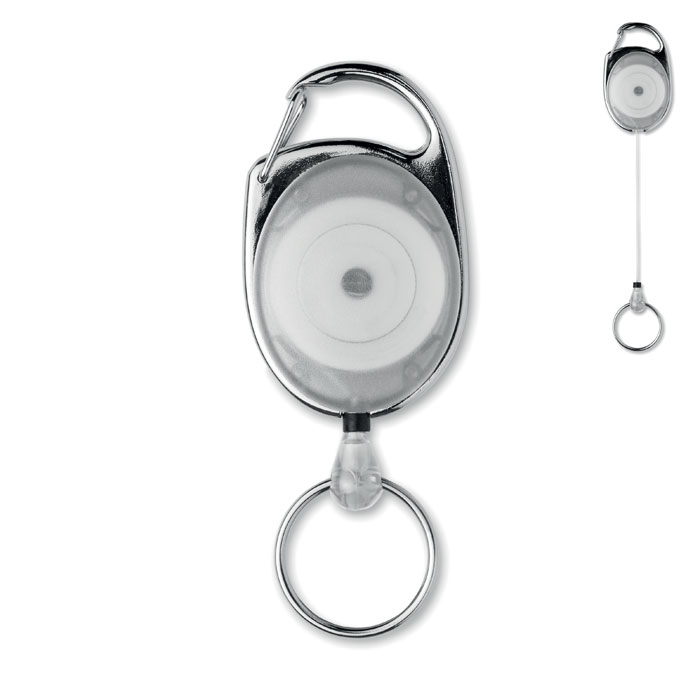 Wysuwany brelok P177965O bialy Wysuwany brelok P177965O bialy