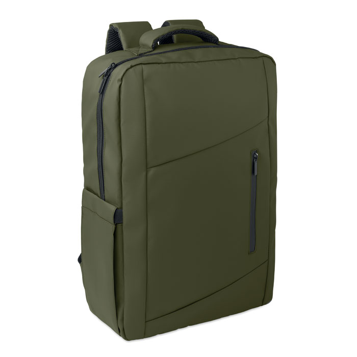 plecak na laptopa 15" PU RPET P177978O zieleń wojskowa plecak na laptopa 15" PU RPET P177978O zieleń wojskowa