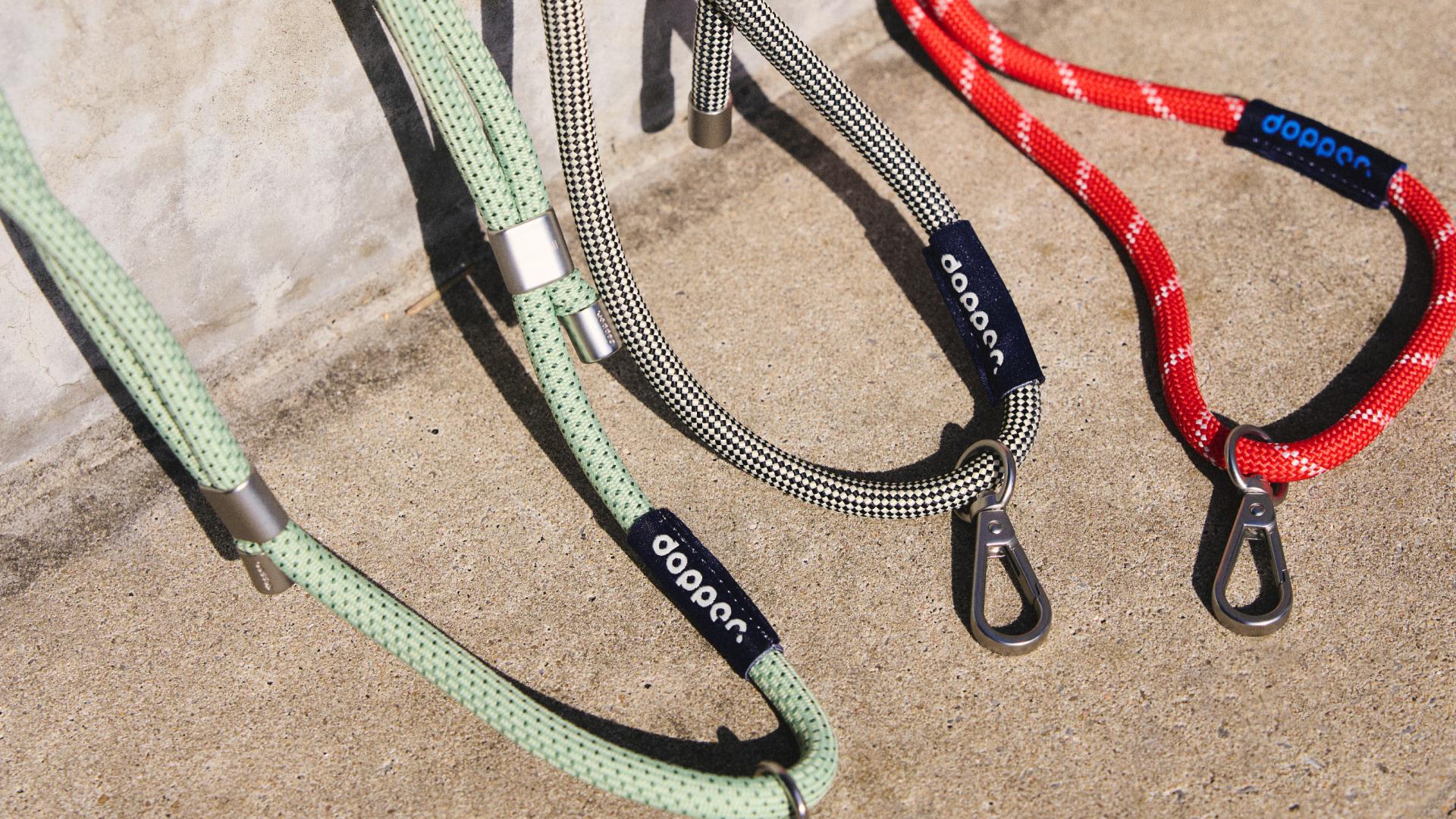 Smycz DOPPER Cord Sandy Black P177357P