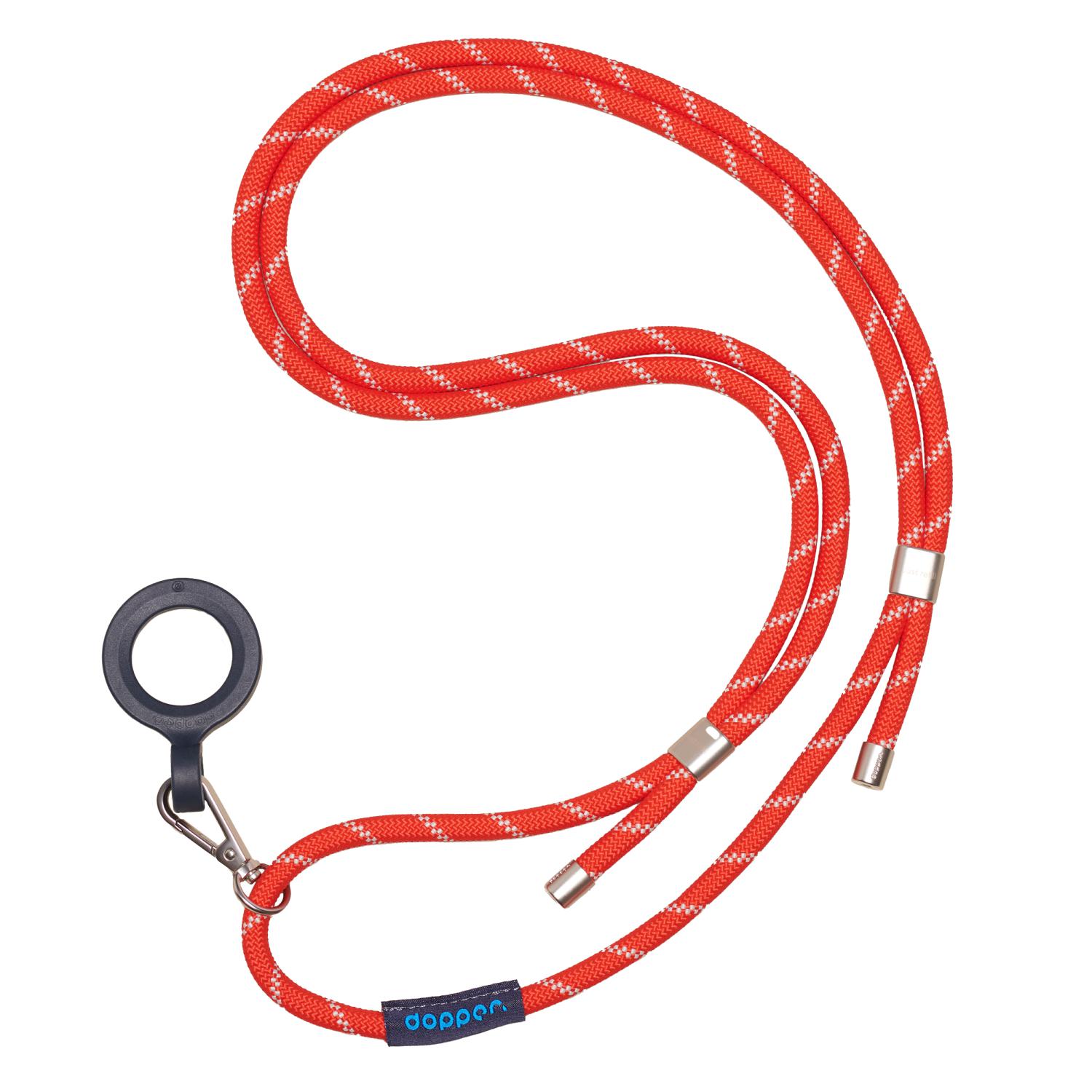 Smycz DOPPER Cord Silver Red P177359P PM-DOJ7443