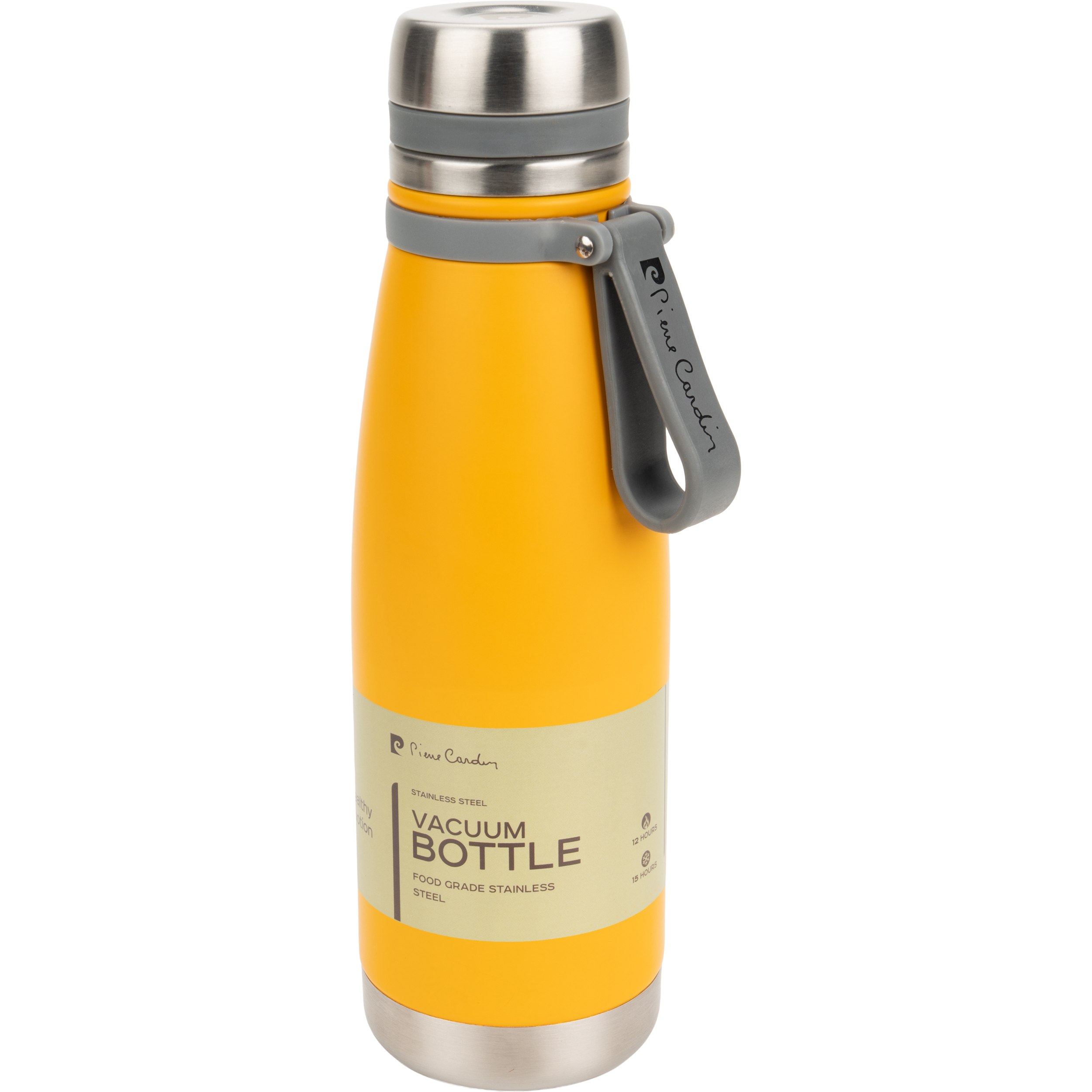 Butelka termiczna stalowa Pierre Cardin 650 ml P177198P żółty Butelka termiczna stalowa Pierre Cardin 650 ml P177198P żółty