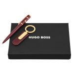 Zestaw HUGO BOSS Bordowy (długopis i brelok) P153562P 