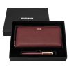 Zestaw HUGO BOSS Bordowy (długopis i portfel podróżny) P153570P