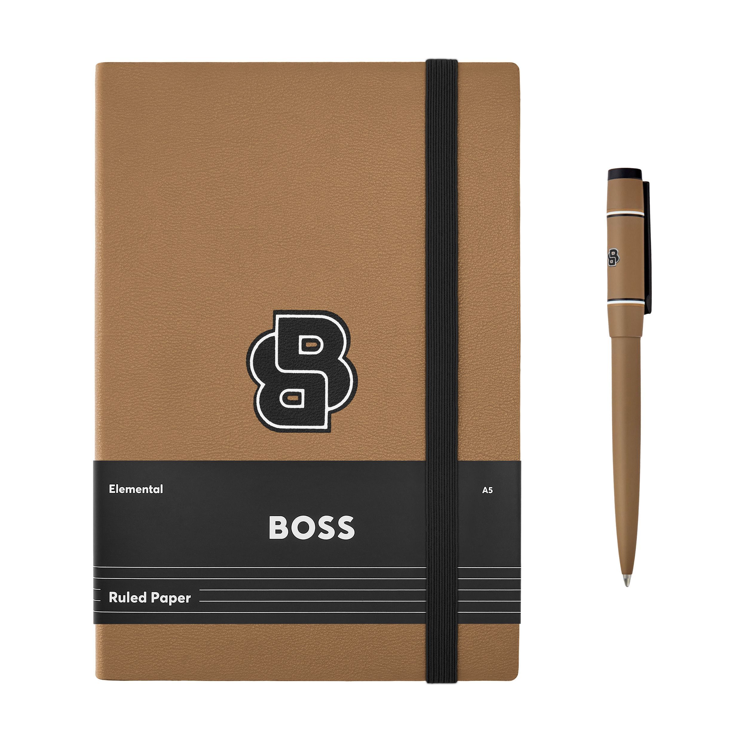 Zestaw HUGO BOSS Camel (długopis i notes A5) P153558P