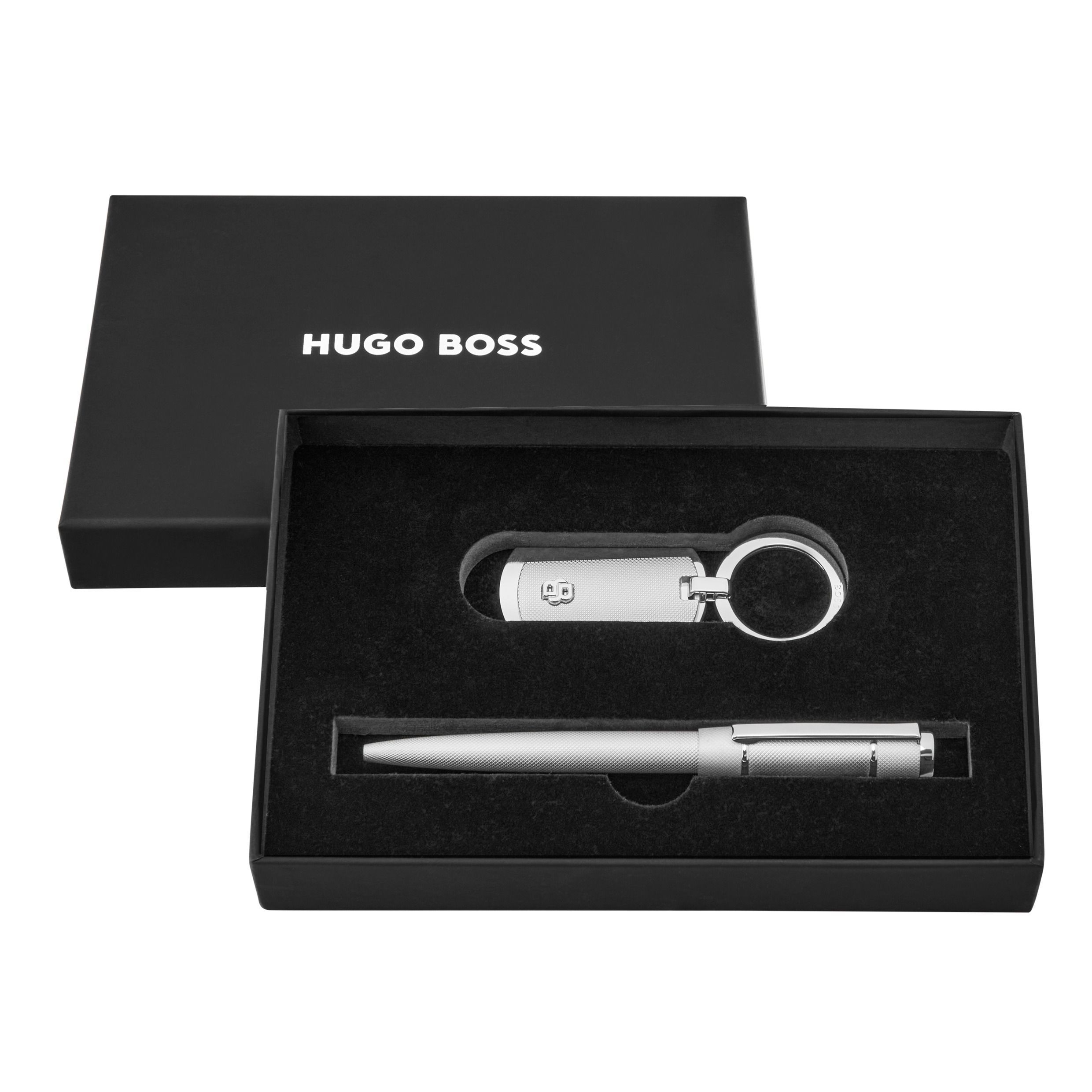 Zestaw HUGO BOSS Chrom (długopis i brelok) P153567P 3 Zestaw HUGO BOSS Chrom (długopis i brelok) P153567P