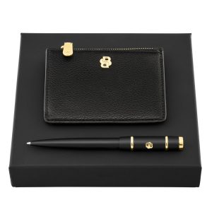 Zestaw HUGO BOSS Czarny (długopis i etui na karty) P153592P 