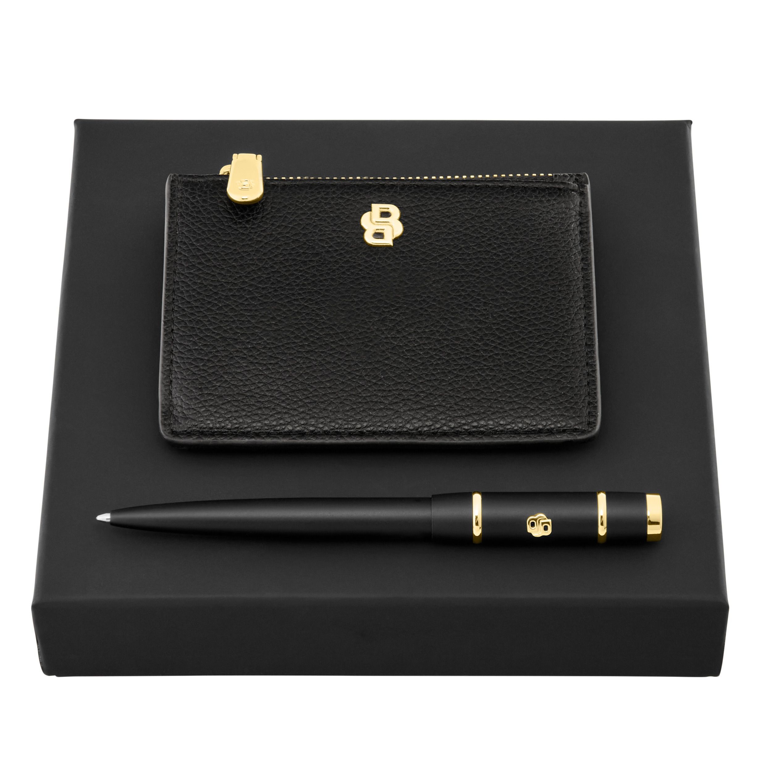 Zestaw HUGO BOSS Czarny (długopis i etui na karty) P153592P PM-HPKB616A