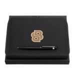 Zestaw HUGO BOSS Czarny (długopis i teczka konferencyjna A5) P153593P 