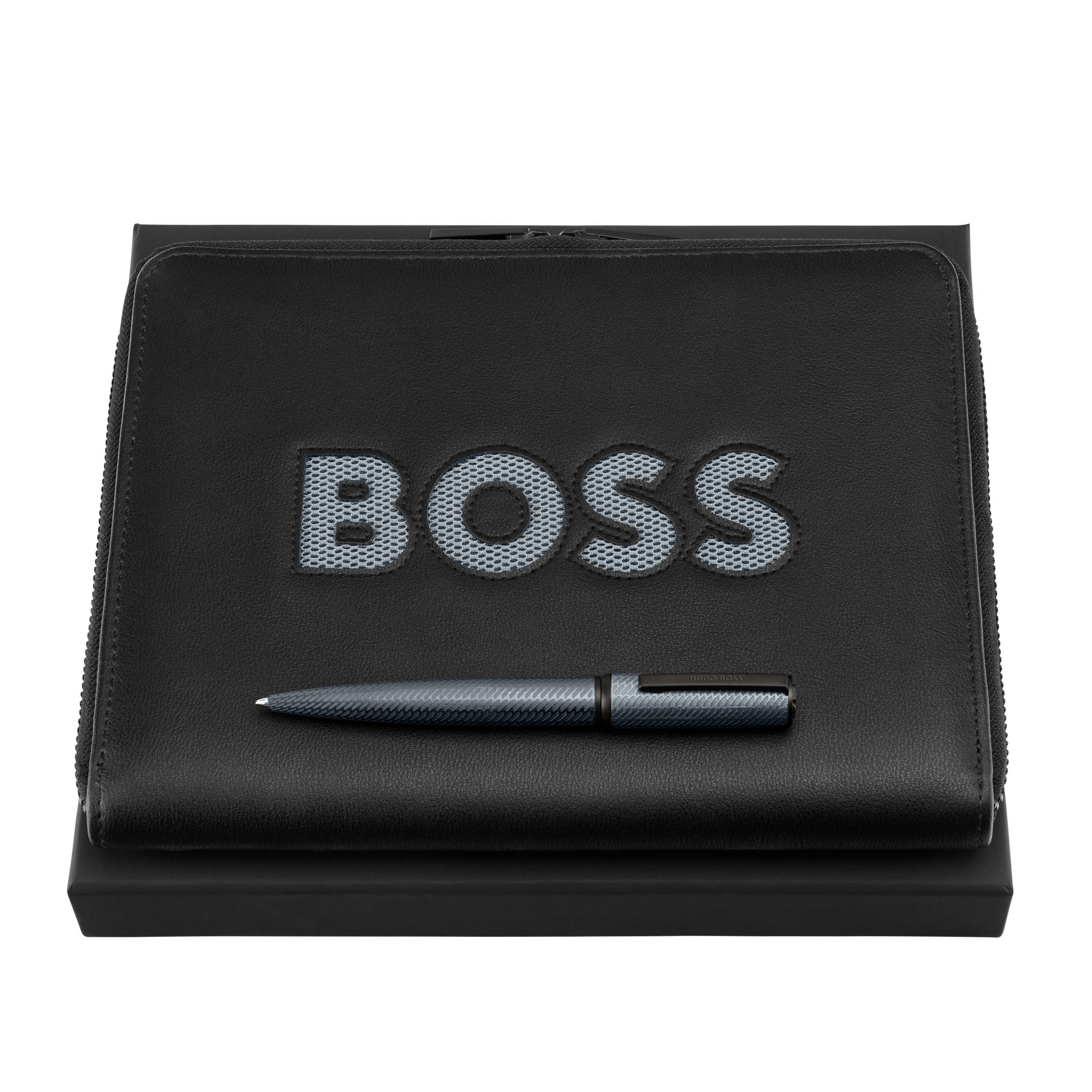 Zestaw HUGO BOSS (długopis i teczka konferencyjna A5) P153579P PM-HPBM613H