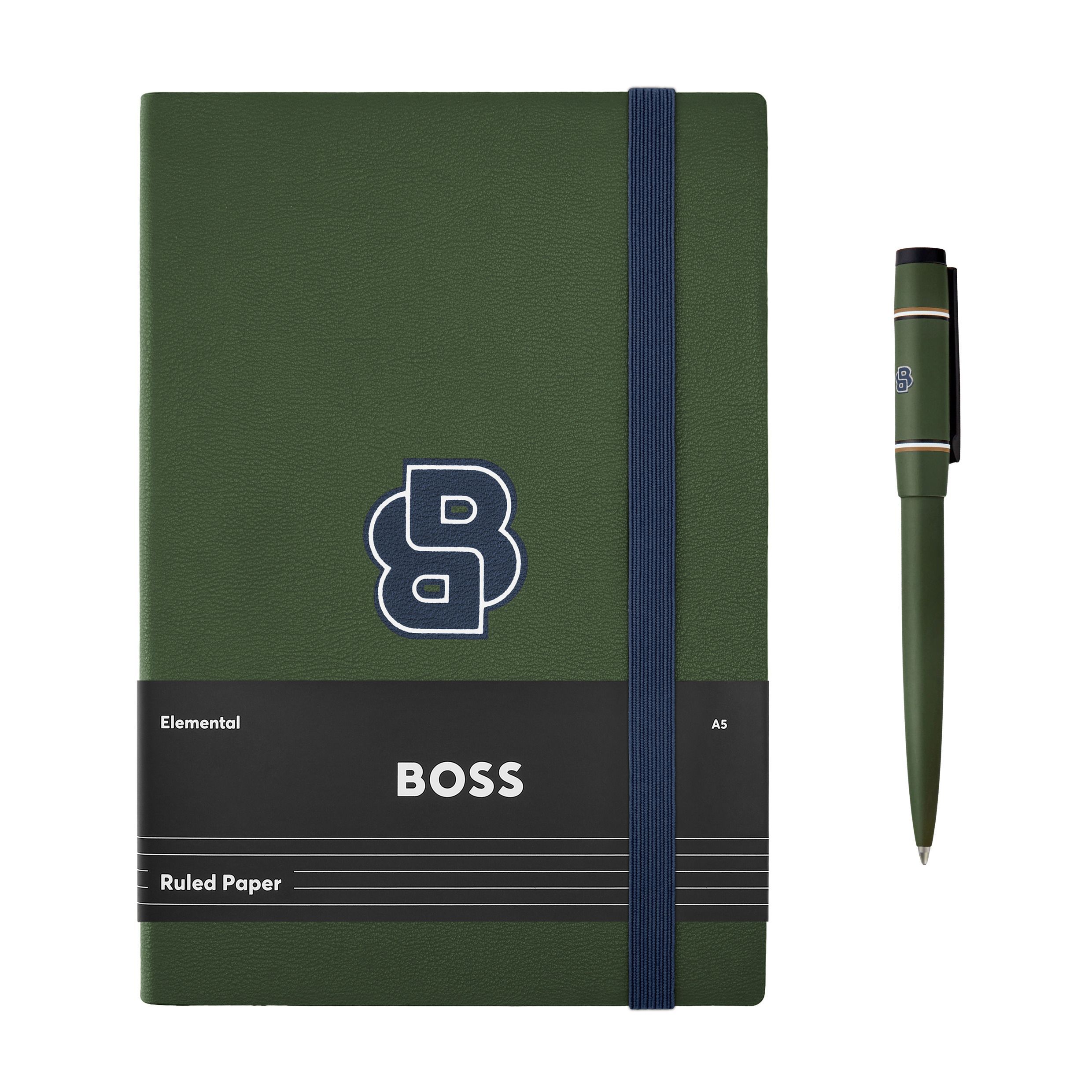 Zestaw HUGO BOSS Forest Green (długopis i notes A5) P153557P
