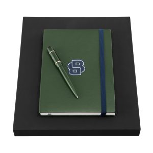 Zestaw HUGO BOSS Forest Green (długopis i notes A5) P153557P 