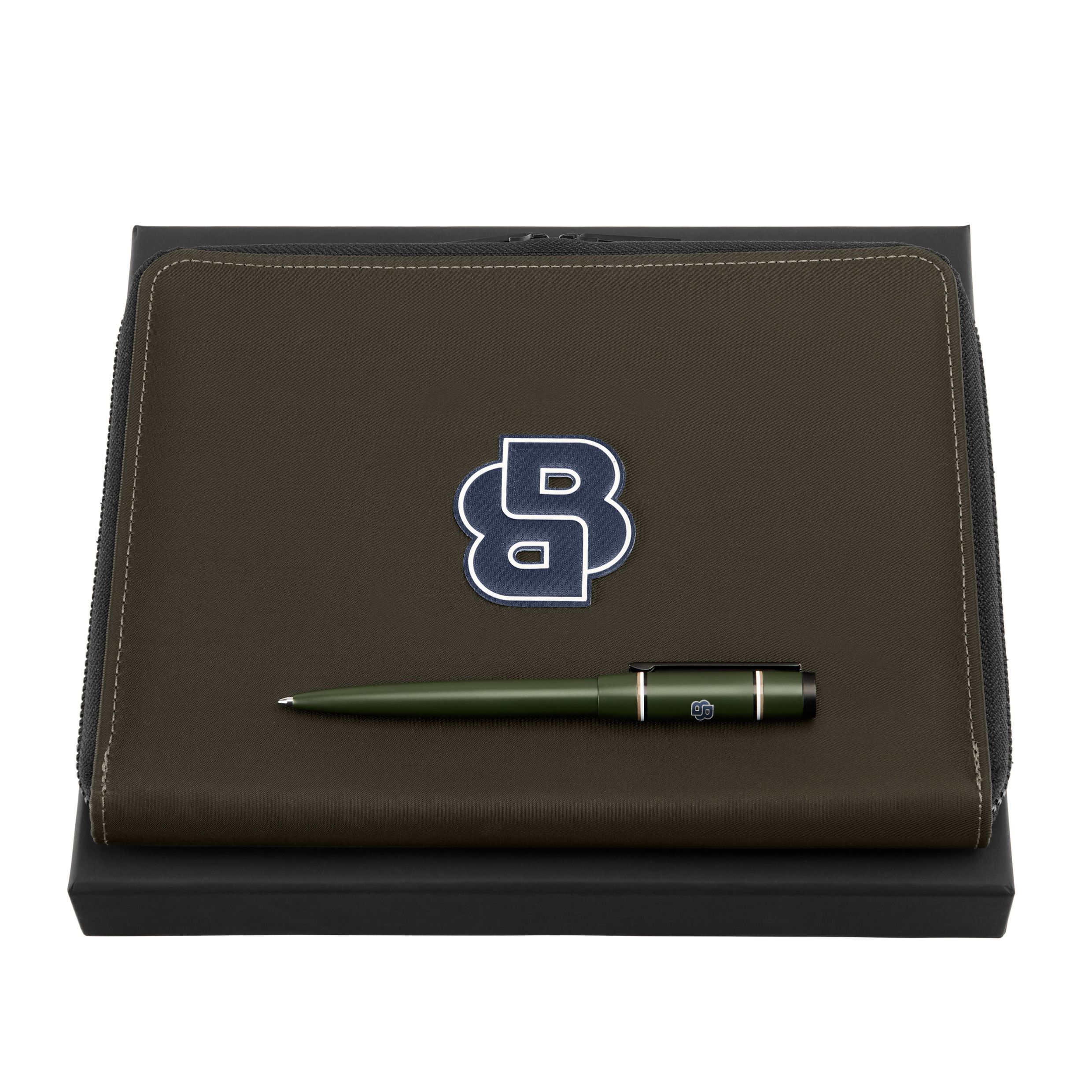 Zestaw HUGO BOSS Forest Green (długopis i teczka konferencyjna A5) P153577P PM-HPBM612T