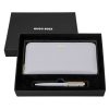 Zestaw HUGO BOSS Liliowy (długopis i portfel podróżny) P153571P