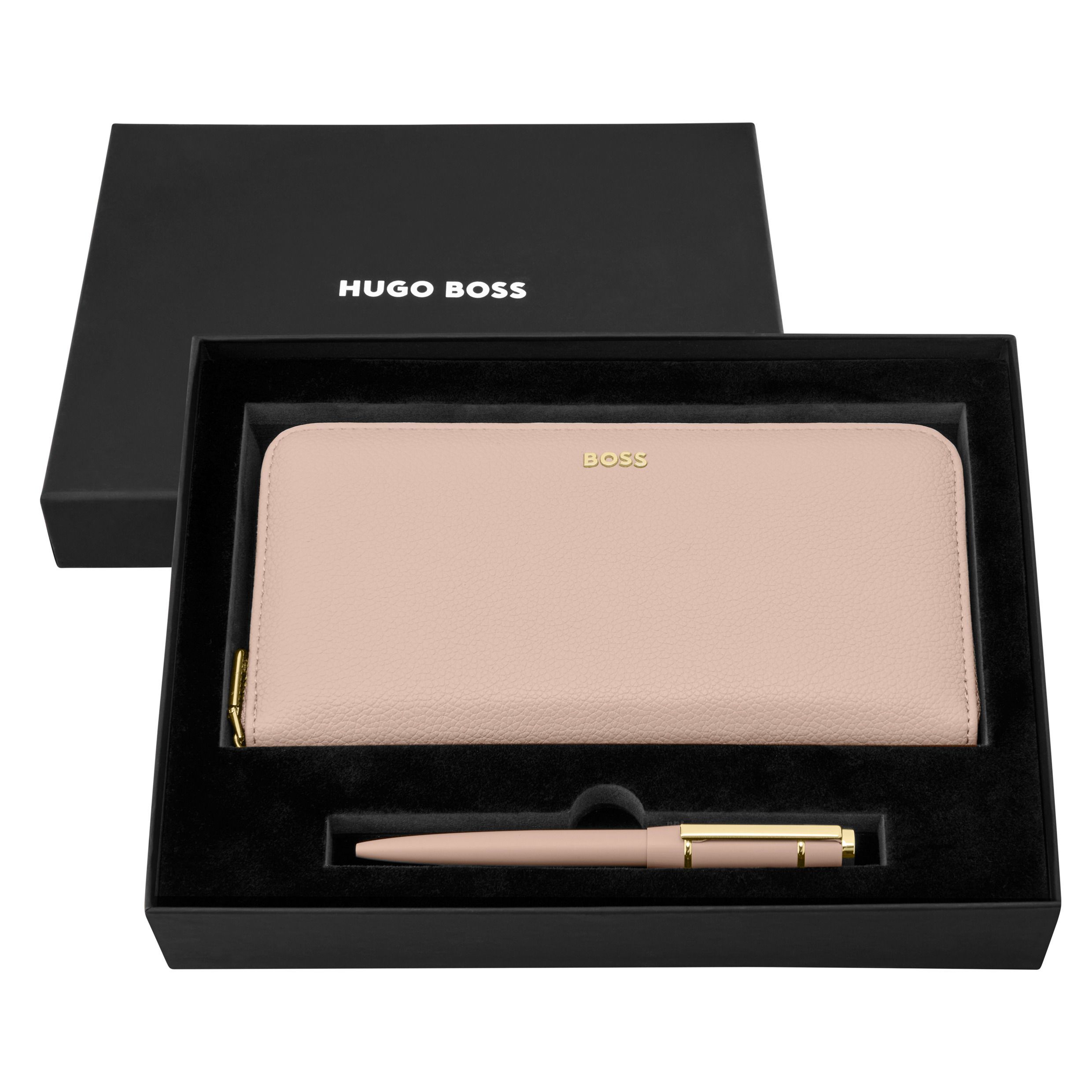 Zestaw HUGO BOSS Nude (długopis i portfel podróżny) P153572P