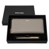 Zestaw HUGO BOSS Taupe (długopis i portfel podróżny) P153573P