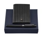 Zestaw Interlace Czarny (pióro wieczne i etui na karty) P153345P PM-FPBR469A