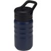 Bidon sportowy Knox o pojemności 350 ml, wykonana ze stali nierdzewnej z podwójnymi ściankami i materiału pochodzącego z recy P179020C granatowy