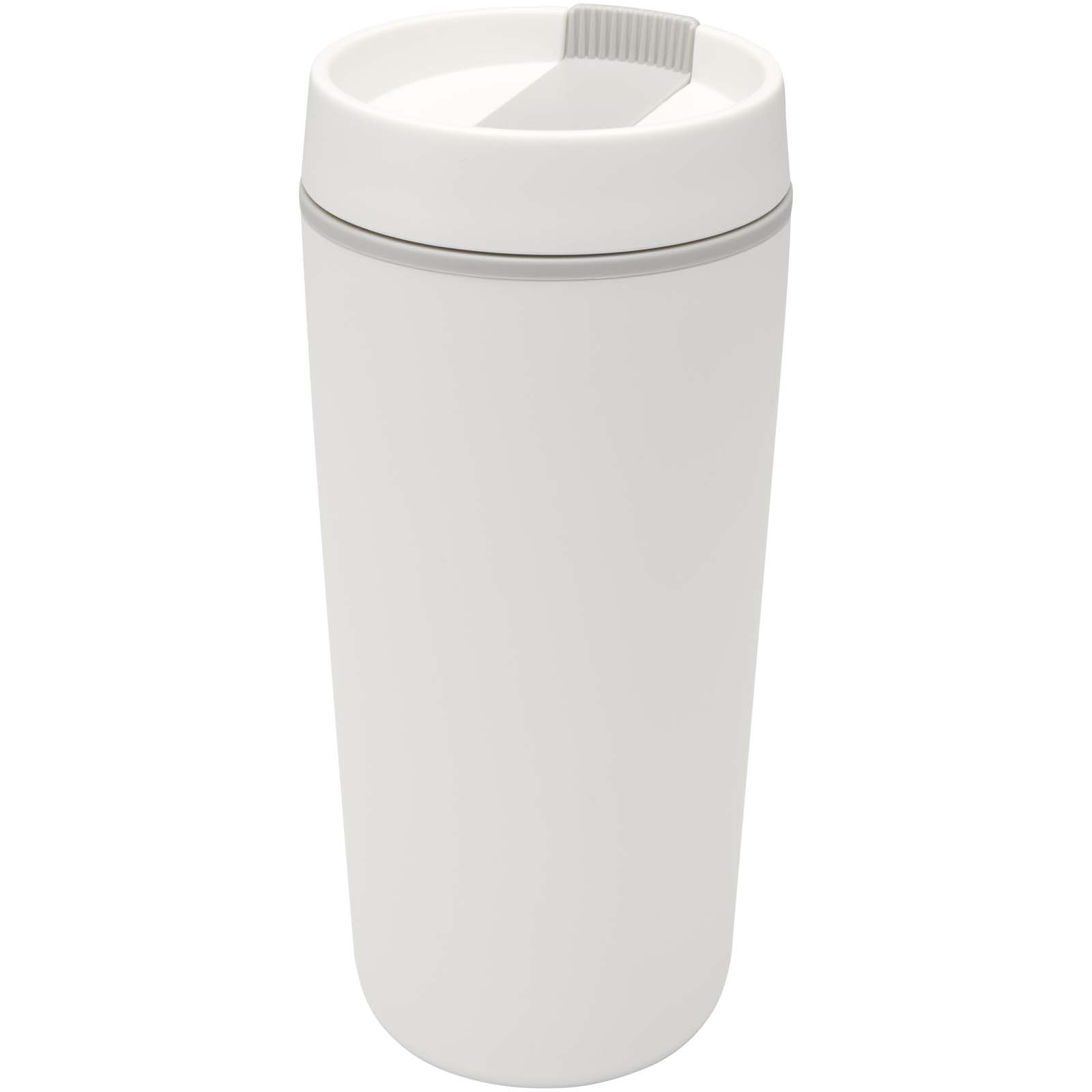 Sedona - kubek plastikowy o pojemności 480 ml, z podwójnymi ściankami P179023C biały