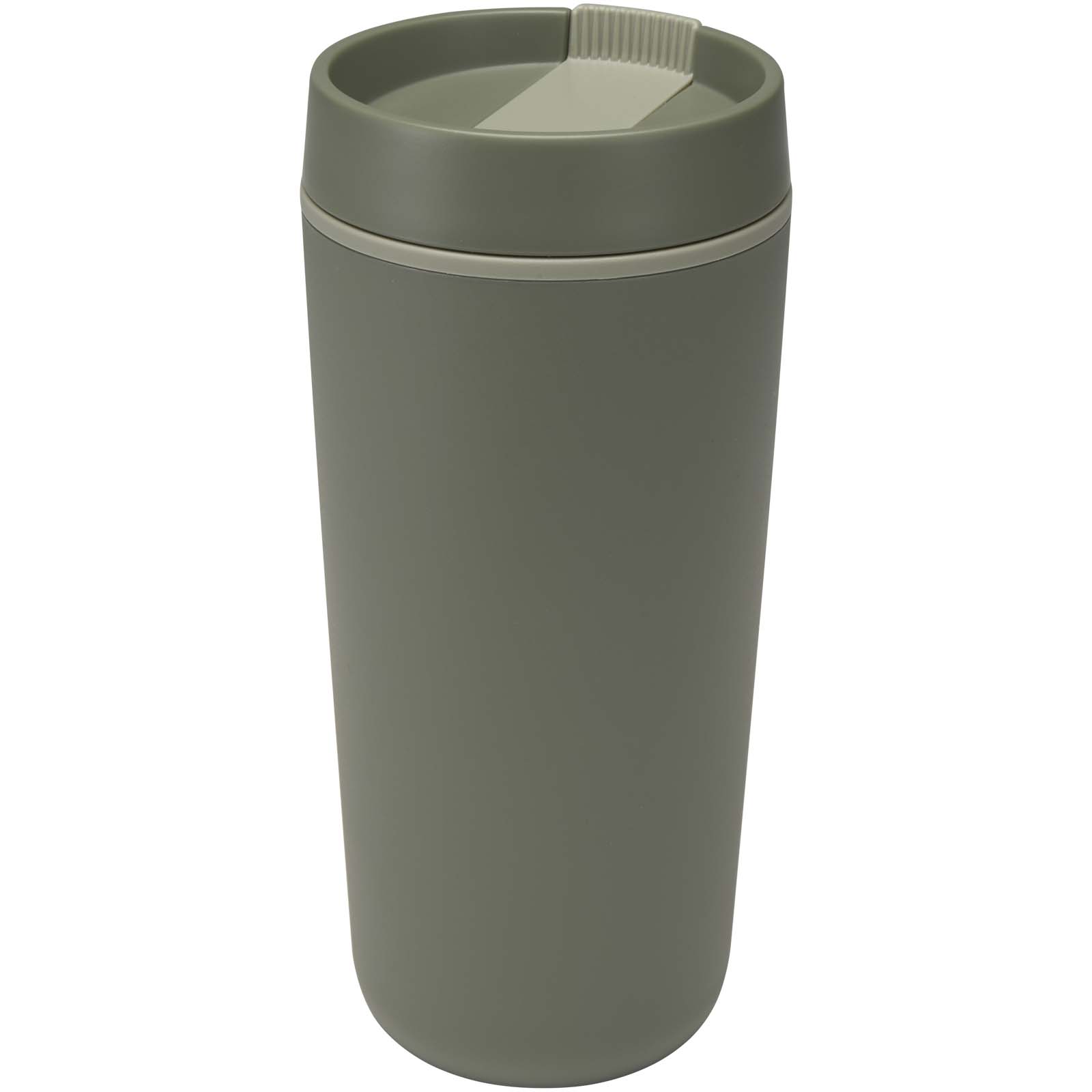 Sedona - kubek plastikowy o pojemności 480 ml, z podwójnymi ściankami P179023C zielony