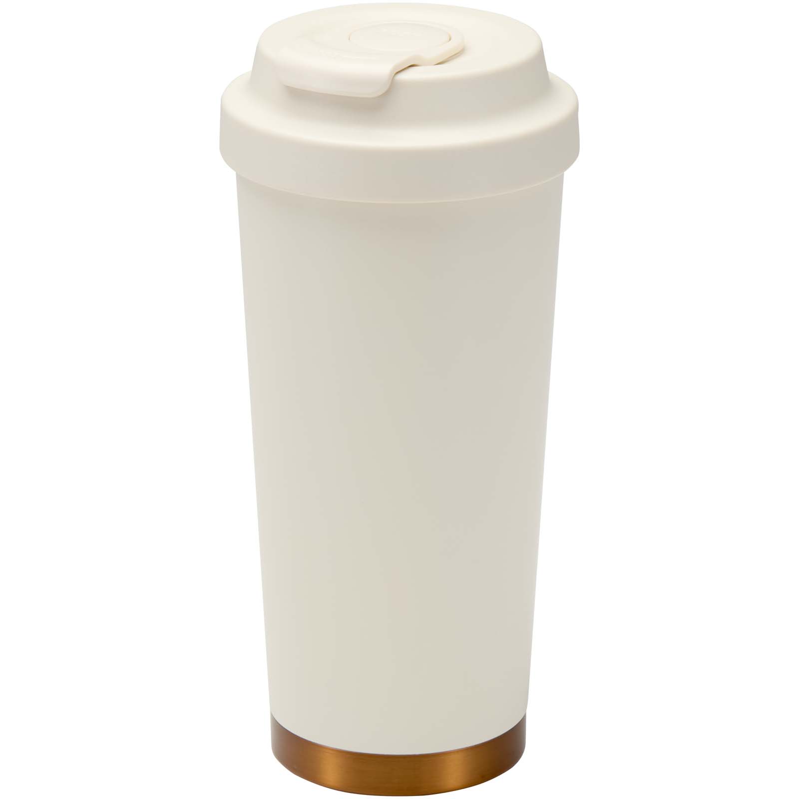 Kubek termiczny Hampton o pojemności 480 ml, wykonany ze stali nierdzewnej z recyklingu z certyfikacją RCS, z podwójnymi ścia P179032C PFC-100956-W