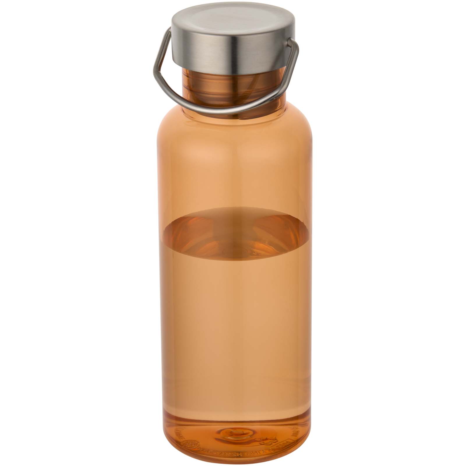 Thor - bidon na wodę wykonany z recyklingowanego tworzywa RPET certyfikowanego standardem RCS, pojemność 600 ml P179037C pomarańczowy