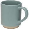 Camilla - kubek ceramiczny o pojemności 180 ml, z matowym wykończeniem. Można go wkładać jeden w drugi. P179045C rafowy niebieski