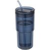 Kubek plastikowy Archer o pojemności 480 ml z podwójnymi ściankami P179073C oceaniczny niebieski