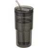 Kubek plastikowy Archer o pojemności 480 ml z podwójnymi ściankami P179073C czarny