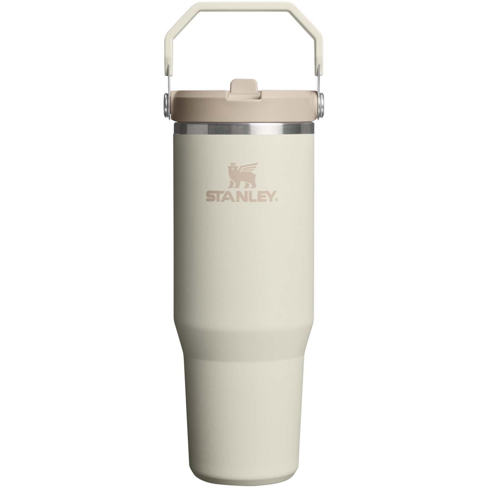 Stanley IceFlow™ 2.0 termoizolowany kubek ze stali nierdzewnej, pojemność 890 ml, z odchylaną słomką P179304C kremowy Stanley IceFlow™ 2.0 termoizolowany kubek ze stali nierdzewnej, pojemność 890 ml, z odchylaną słomką P179304C kremowy
