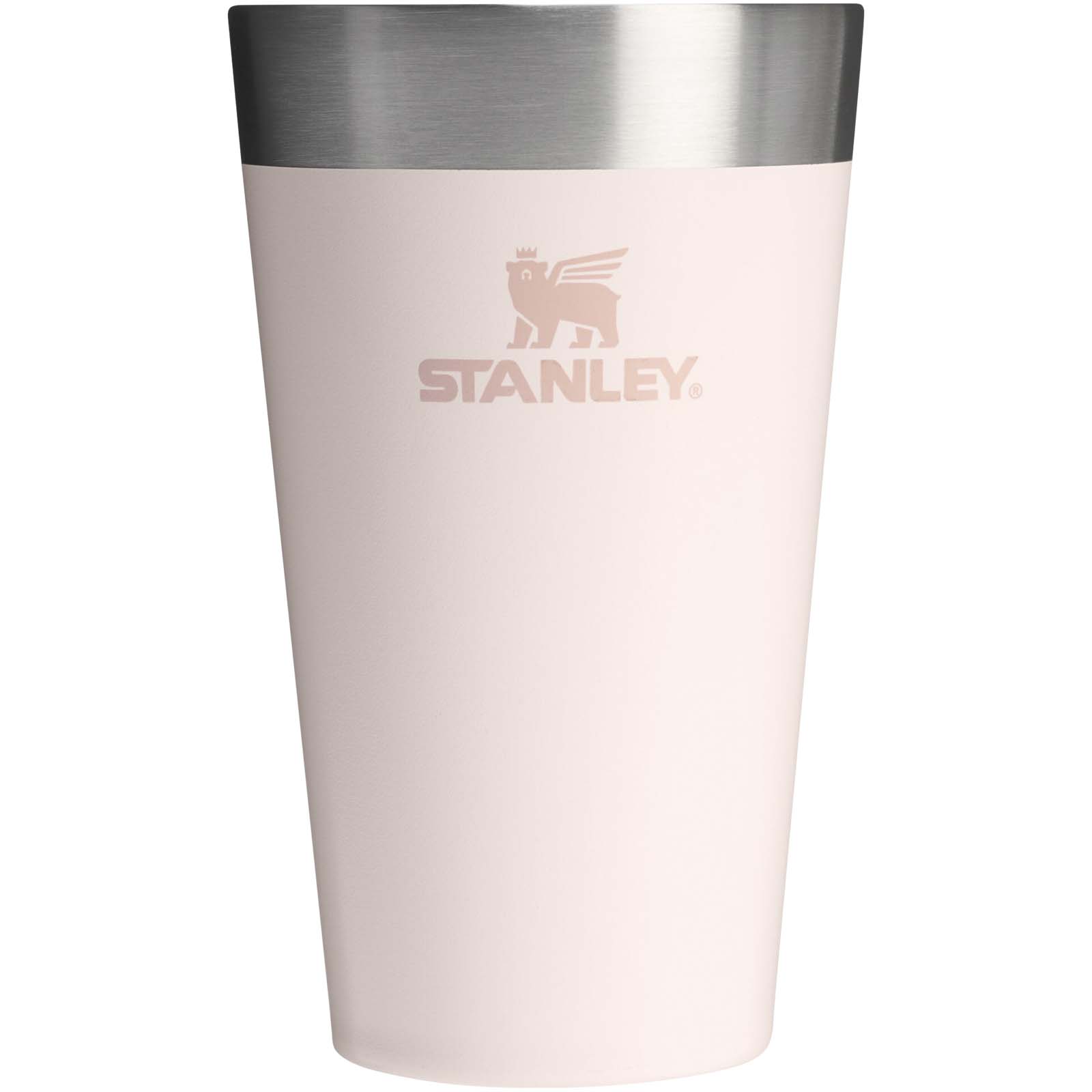 Stanley Stacking termoizolowany kubek ze stali nierdzewnej o pojemności 470 ml P179307C jasny różowy
