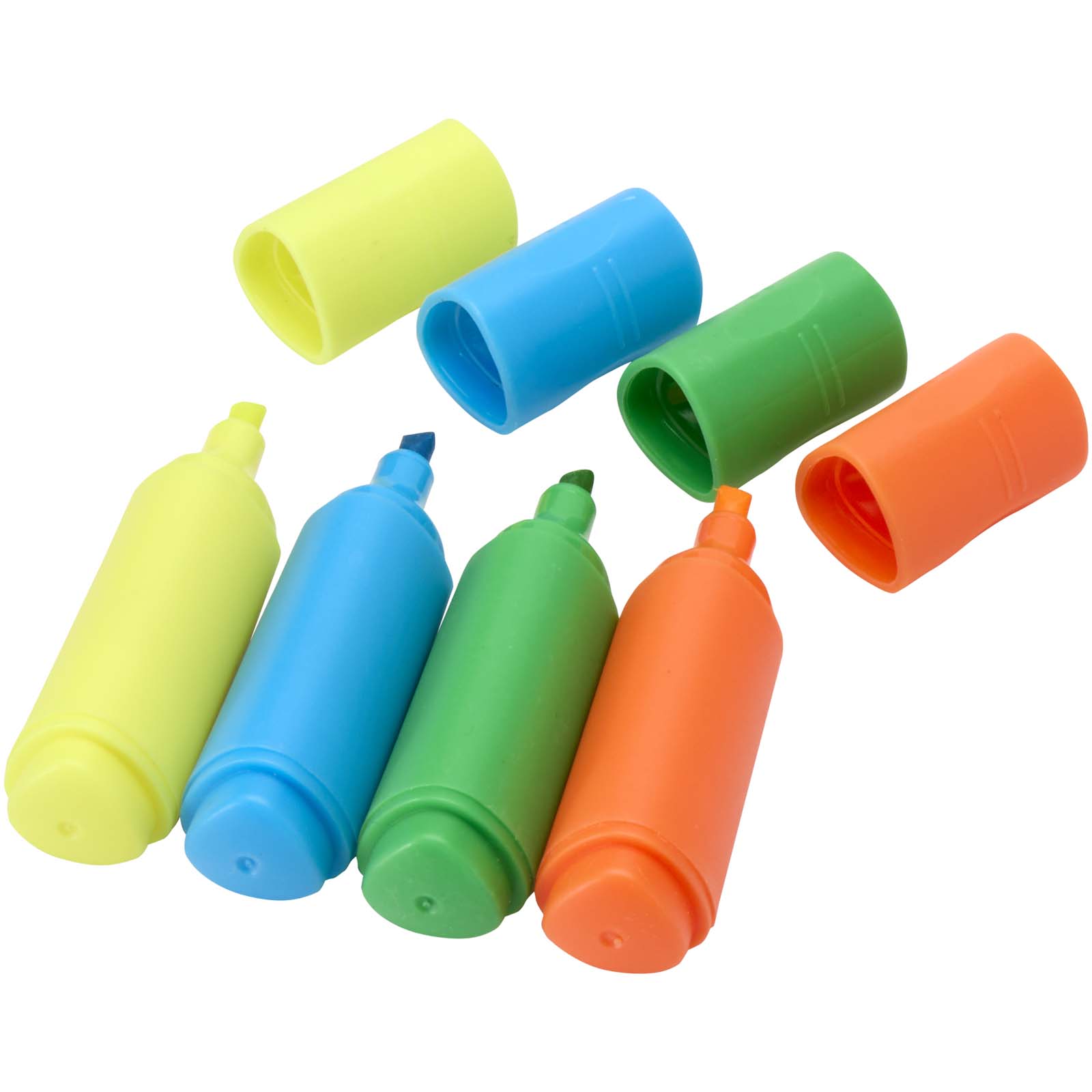 Zestaw minizakreślaczy wykonanych z tworzywa sztucznego pochodzącego z recyklingu P179110C PFC-10647099