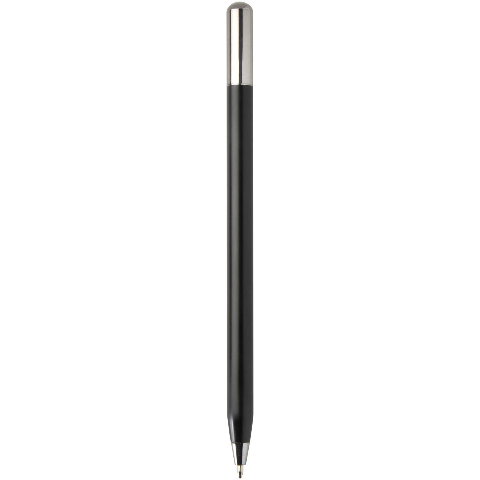 SMART - SMART długopis kulkowy z mechanizmem obrotowym typu twist z recyklingowanego aluminium (czarny tusz). P179078C czarny