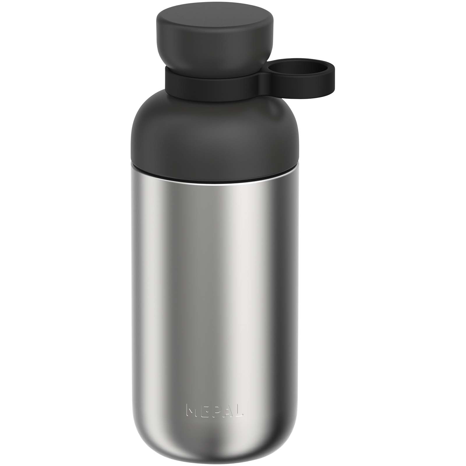 Butelka na wodę Mepal Vita 500 ml wykonana ze stali nierdzewnej z recyklingu P179325C czarny Butelka na wodę Mepal Vita 500 ml wykonana ze stali nierdzewnej z recyklingu P179325C czarny