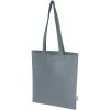 Madras Blend torba na zakupy z bawełny z recyklingu z certyfikatem GRS o gramaturze 140 g/m² i pojemności 7l P121307C szary Madras Blend torba na zakupy z bawełny z recyklingu z certyfikatem GRS o gramaturze 140 g/m² i pojemności 7l P121307C szary