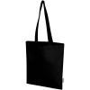 Madras Blend torba na zakupy z bawełny z recyklingu z certyfikatem GRS o gramaturze 140 g/m² i pojemności 7l P121307C czarny Madras Blend torba na zakupy z bawełny z recyklingu z certyfikatem GRS o gramaturze 140 g/m² i pojemności 7l P121307C czarny