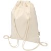 Oregon Blend torba ściągana sznurkiem z materiału materiału z recyklingu, 140 g/m², 5 l, posiadająca certyfikat GRS P121314C naturalny
