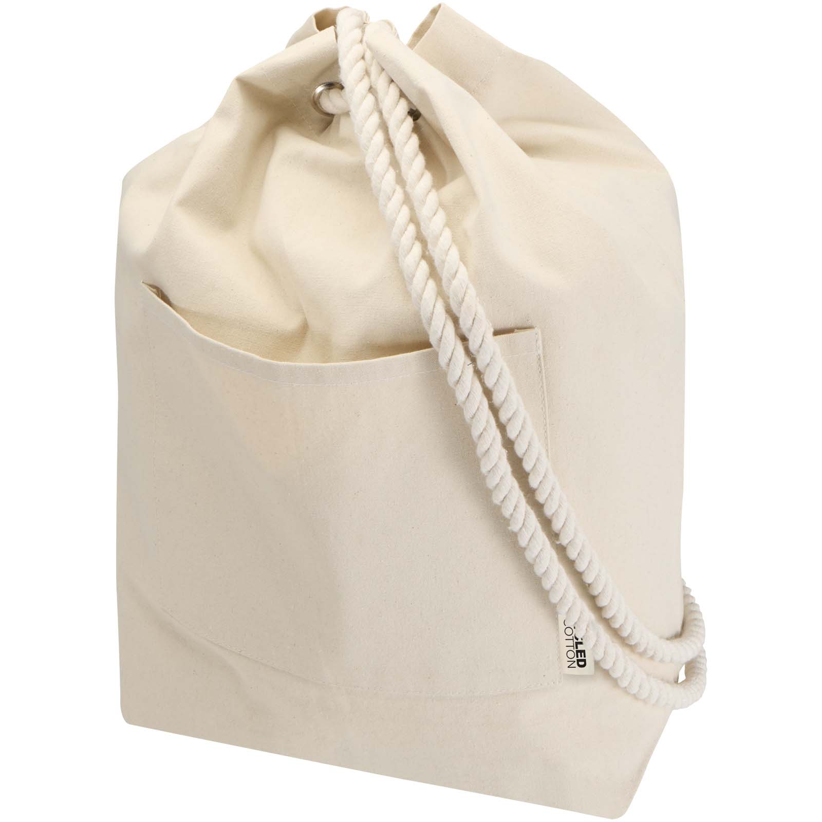 Torba żeglarska typu duffel Florida o pojemności 15 l, wykonana z recyklingowanej tkaniny z recyklingu z certyfikatem GRS o g P179058C naturalny Torba żeglarska typu duffel Florida o pojemności 15 l, wykonana z recyklingowanej tkaniny z recyklingu z certyfikatem GRS o g P179058C naturalny