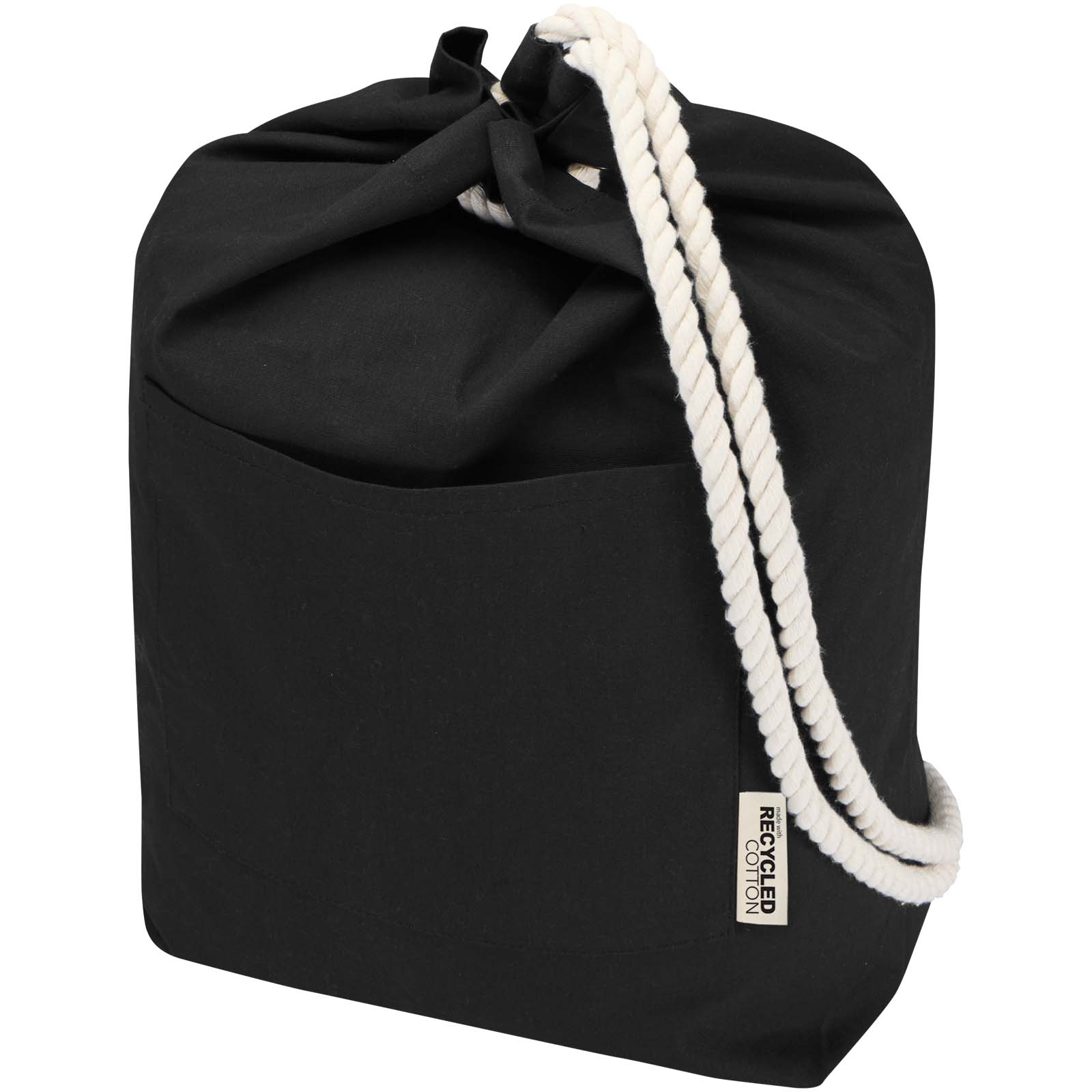 Torba żeglarska typu duffel Florida o pojemności 15 l, wykonana z recyklingowanej tkaniny z recyklingu z certyfikatem GRS o g P179058C czarny Torba żeglarska typu duffel Florida o pojemności 15 l, wykonana z recyklingowanej tkaniny z recyklingu z certyfikatem GRS o g P179058C czarny