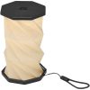Celestia - rozkładana lampka stołowa wykonana z tworzywa sztucznego pochodzącego z recyklingu P179152C czarny
