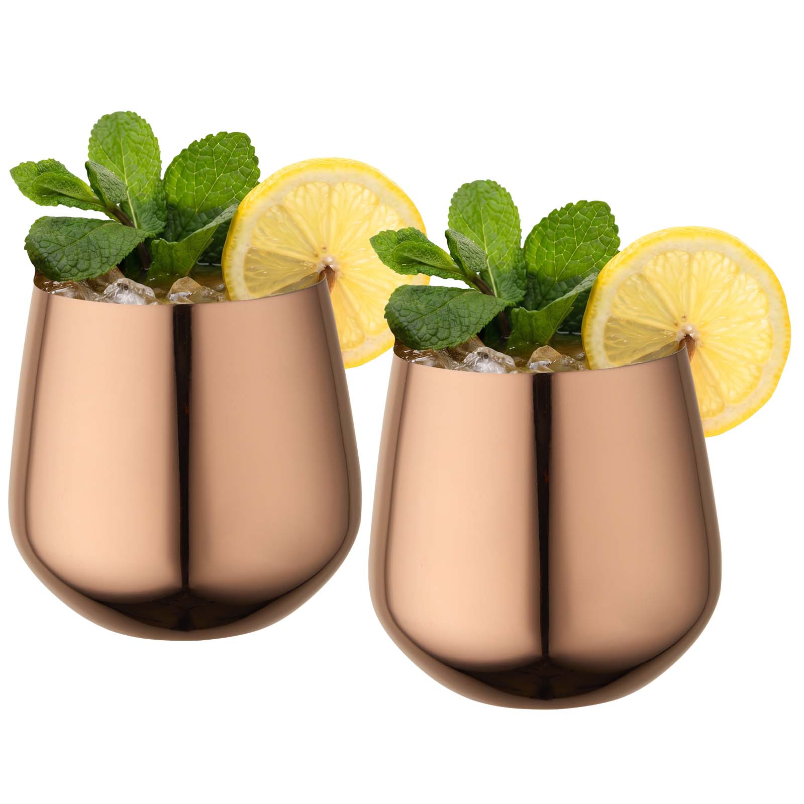 Zestaw kubków ze stali nierdzewnej Cascade o pojemności 540 ml P178874C