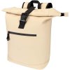 Resi Plus plecak na 15-calowego laptopa o pojemności 18 l z recyklingu, z certyfikatem GRS i zwijaną górną częścią P123104C oatmeal
