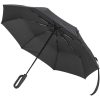 Składany parasol SMART 21 cali, wykonany z tworzywa sztucznego RPET P179002C czarny