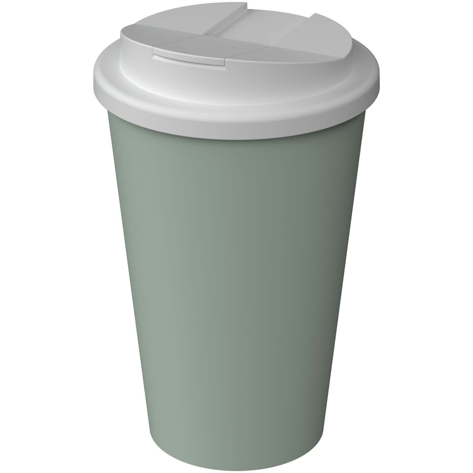 Kubek termiczny Americano® Infiniti o pojemności 350 ml z pokrywką zapobiegającą rozlewaniu się napoju P179720C melanż zielony Kubek termiczny Americano® Infiniti o pojemności 350 ml z pokrywką zapobiegającą rozlewaniu się napoju P179720C melanż zielony